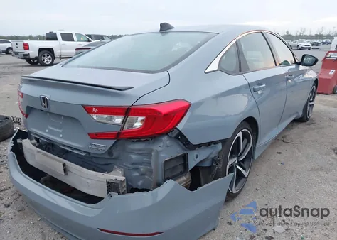 2022 Honda Accord Hybrid Sport from USA, damaged, VIN 1HGCV3F23NA040374